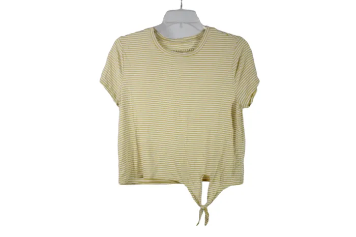 Earrings Aeropostale Aeropostale Yellow Striped Top M