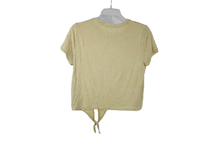 Earrings Aeropostale Aeropostale Yellow Striped Top M