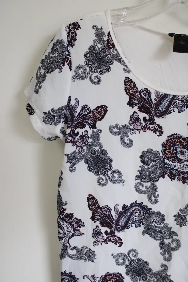 Earrings Ann Taylor LOFT Ann Taylor Paisley Blouse S