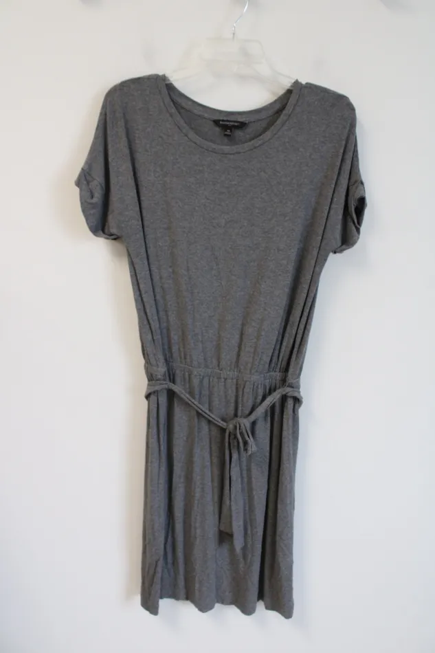 Earrings Banana Republic Banana Republic Gray Stretch Belted Dress M