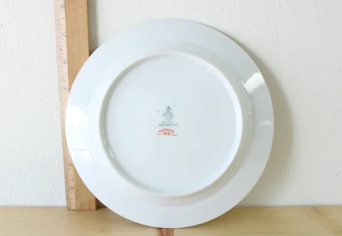 Earrings Bavaria Bavaria Tirschenreuth Plymouth 7578 DessertSalad Plate 8