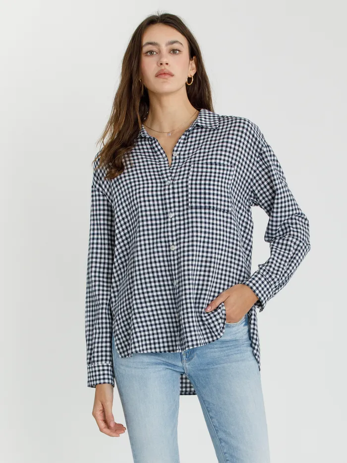 Earrings Be Cool Franco Gingham Shirt