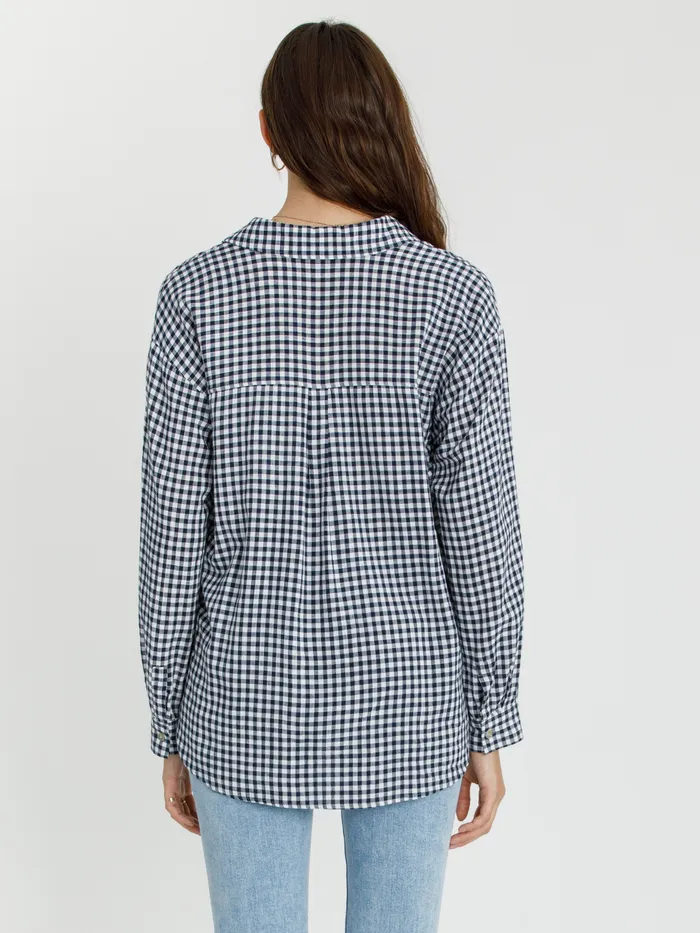 Earrings Be Cool Franco Gingham Shirt