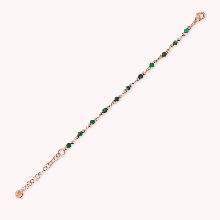 Earrings Bronzallure Bracciale Rosario con Pietre Naturali Sfaccettate