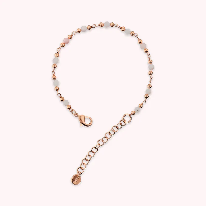 Earrings Bronzallure Bracciale Rosario con Pietre Naturali Sfaccettate