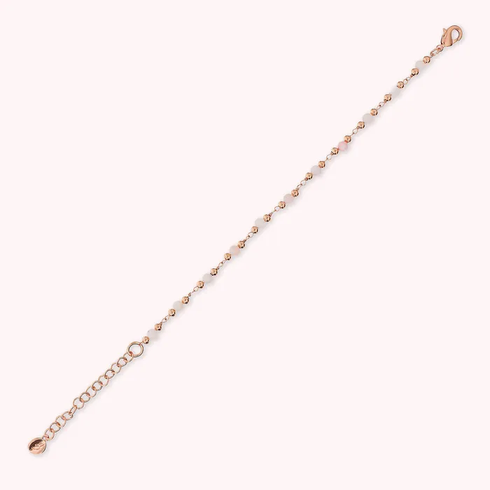 Earrings Bronzallure Bracciale Rosario con Pietre Naturali Sfaccettate