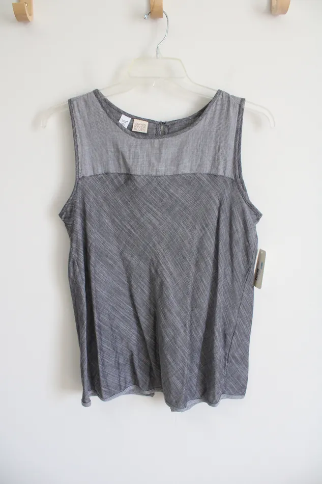 Earrings Canyon River Blues NEW Canyon River Blues Striped Gray Tank L