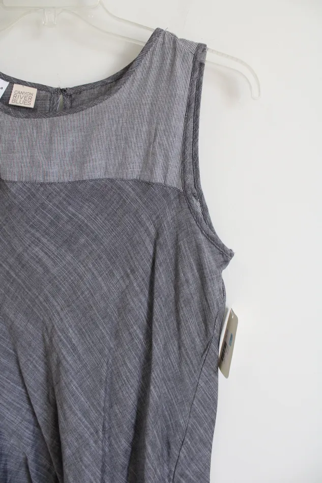 Earrings Canyon River Blues NEW Canyon River Blues Striped Gray Tank L