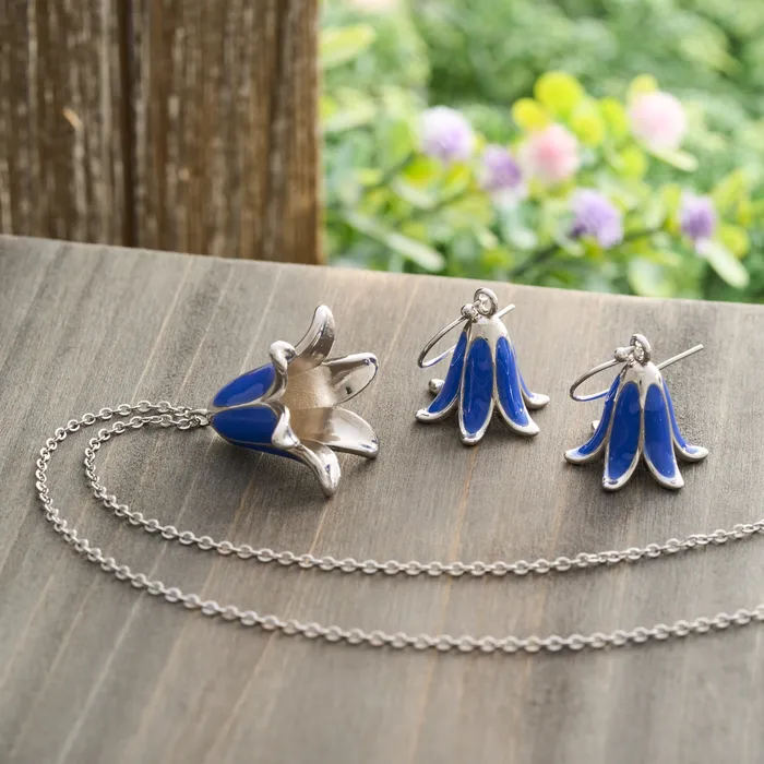 Earrings Chadds Ford Jewelry Bluebell Flower Bundle