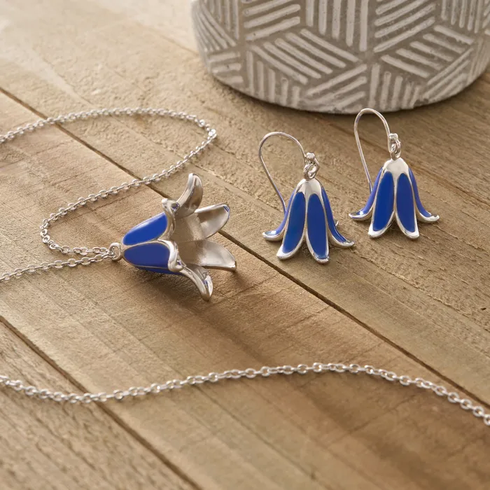 Earrings Chadds Ford Jewelry Bluebell Flower Bundle
