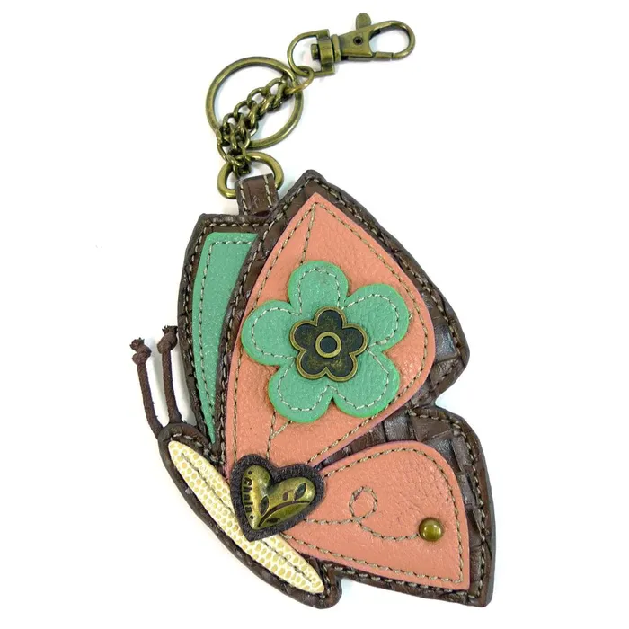 Earrings Chala Butterfly Coin PurseKey Fob CHALAGROUP
