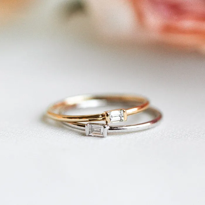 Earrings Consider the Wldflwrs Baguette Stacker
