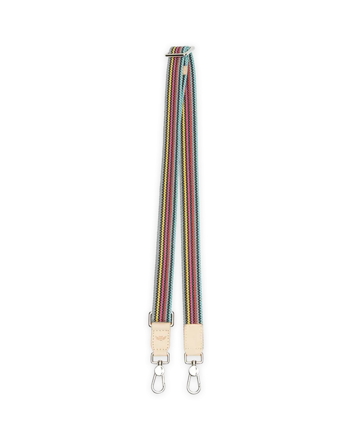 Earrings CONSUELA GREY WEBBING 1 SLIM CROSSBODY STRAP CONSUELA