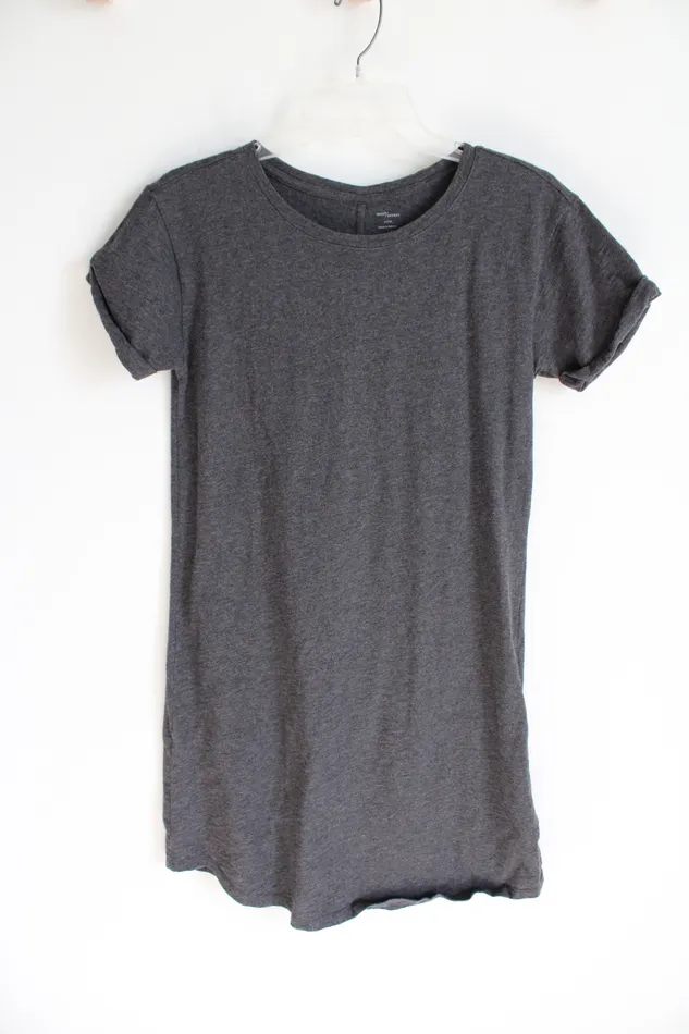 Earrings Daily Ritual Daily Ritual Gray TShirt Dress S