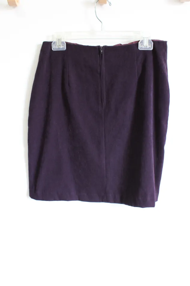 Earrings Dawn Joy Dawn Joy Vintage Eggplant Purple Mini Sueded Skirt 1112