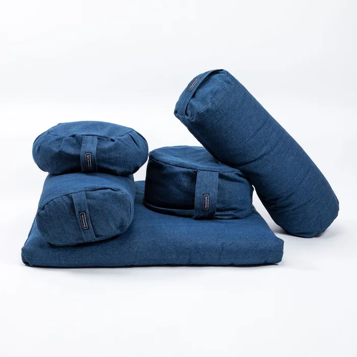 Earrings DharmaCrafts Denim Zafu Zabuton Set