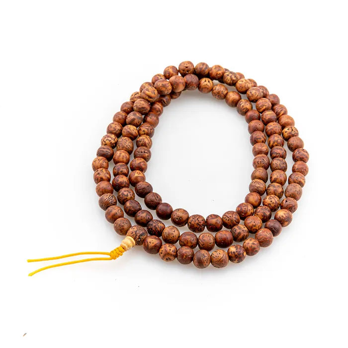 Earrings DharmaCrafts Indian Bodhi Seed Mala 108 beads