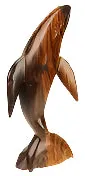 Earrings EARTHVIEW EarthView Handcarved Ironwood Humpback Whale 5