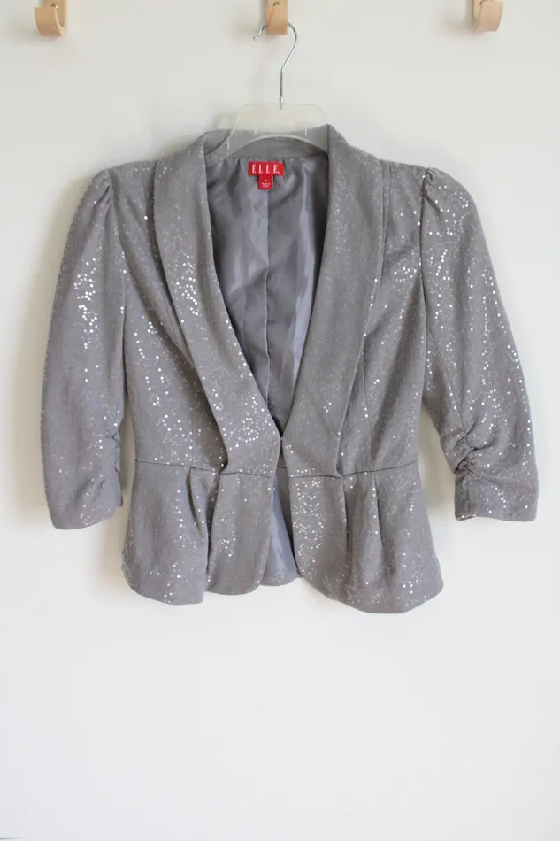 Earrings Elle Elle Gray Sequined Blazer 4