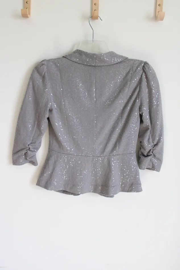 Earrings Elle Elle Gray Sequined Blazer 4