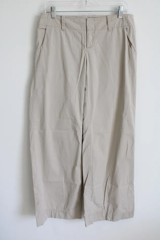 Earrings Gap Gap Stretch Wide Leg Khaki Pants 6