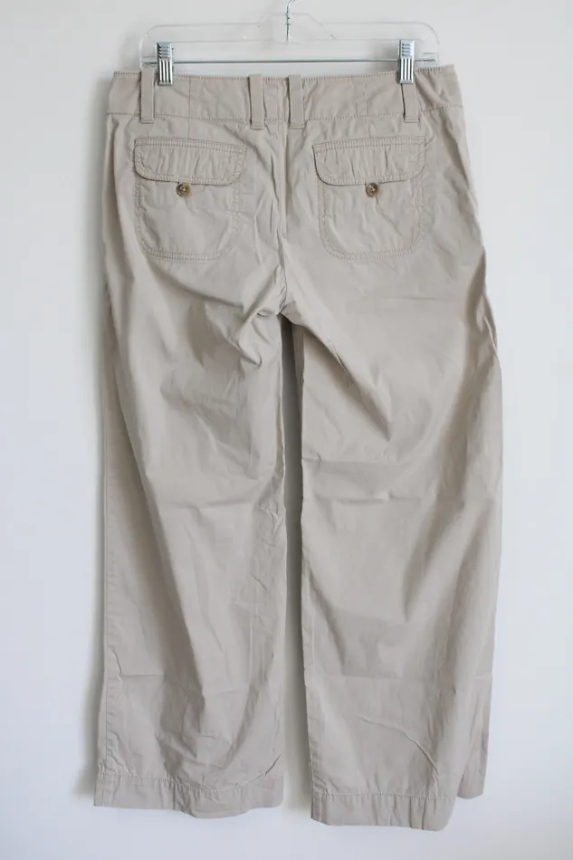 Earrings Gap Gap Stretch Wide Leg Khaki Pants 6