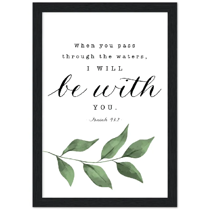 Earrings Gelato Isaiah 432 Leaves Matte Poster Wooden Frame A4