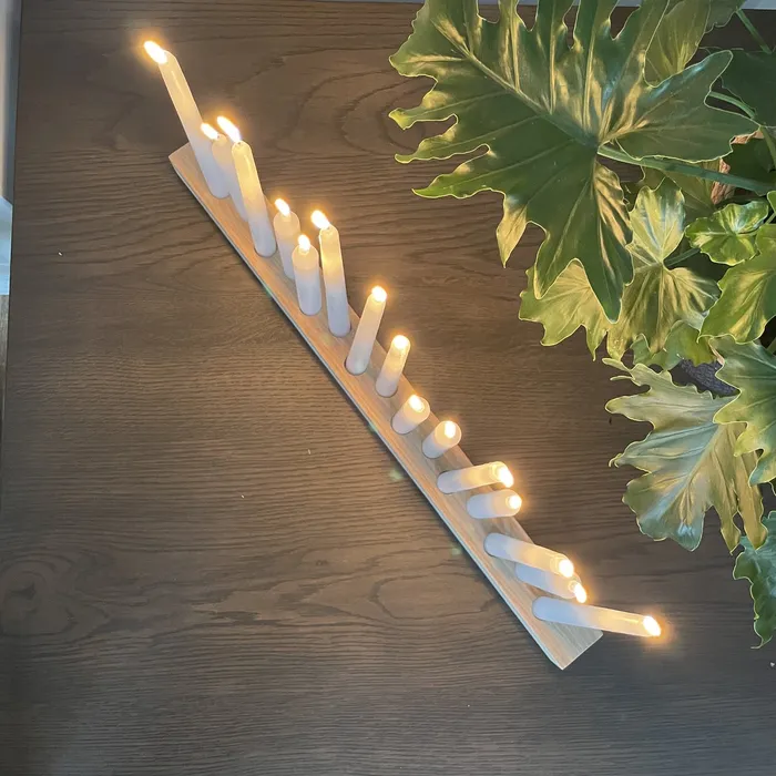 Earrings GEPETTO Wood Candle Holder