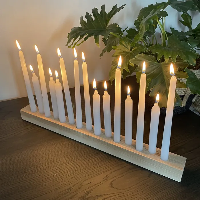Earrings GEPETTO Wood Candle Holder