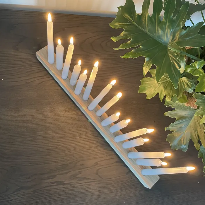 Earrings GEPETTO Wood Candle Holder