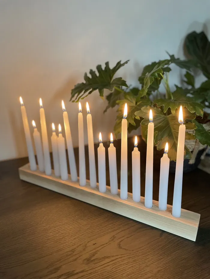 Earrings GEPETTO Wood Candle Holder
