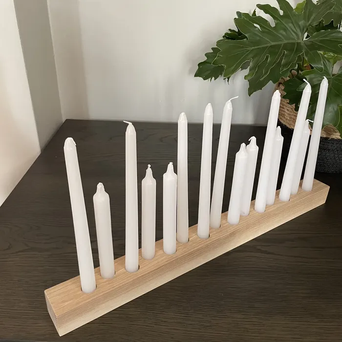 Earrings GEPETTO Wood Candle Holder