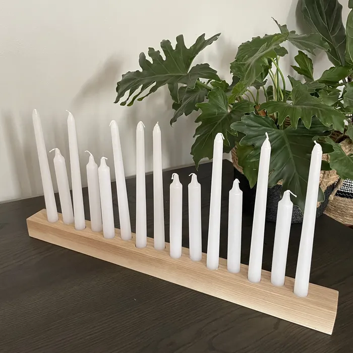 Earrings GEPETTO Wood Candle Holder