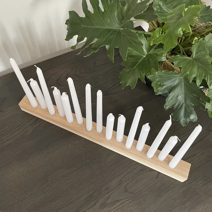 Earrings GEPETTO Wood Candle Holder