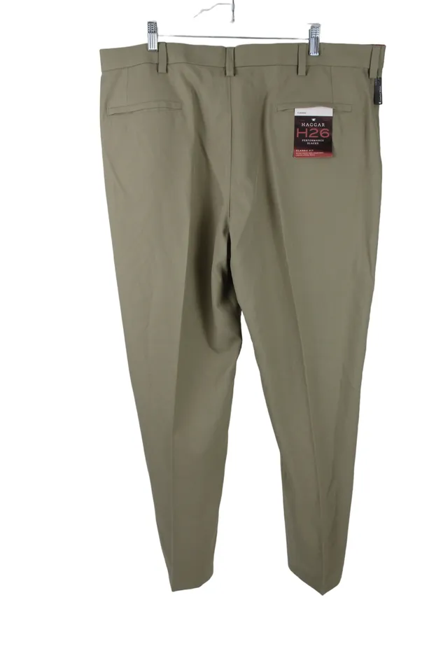 Earrings Haggar NEW Haggar H26 Tan Performance Khaki 40X32
