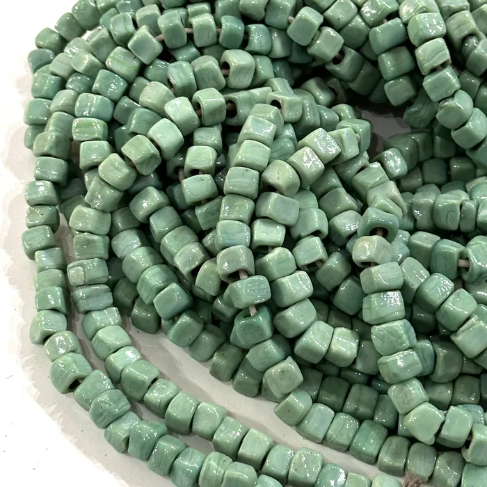 Earrings Hand Made Glass Cube Beads Large Hole Traditional Lampwork Glass Beads 10 BeadsMINT Peppy Beads Earrings Hand Made Glass Cube Beads Large Hole Traditional Lampwork Glass Beads 10 BeadsMINT Peppy Beads