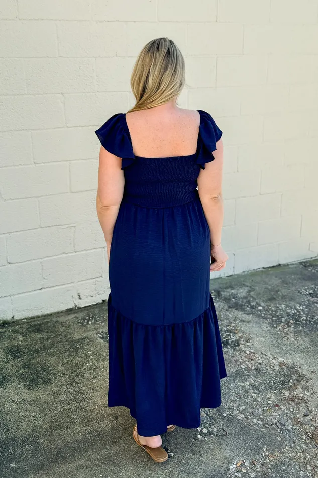 Earrings Haptics Lasting Daydream Babydoll maxi Dress