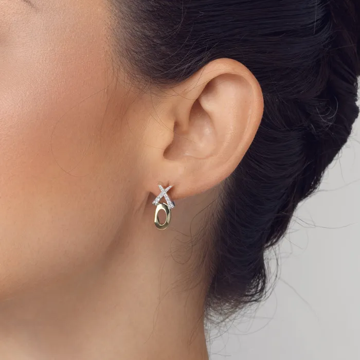 Earrings John Atencio Paris XO Diamond Earrings