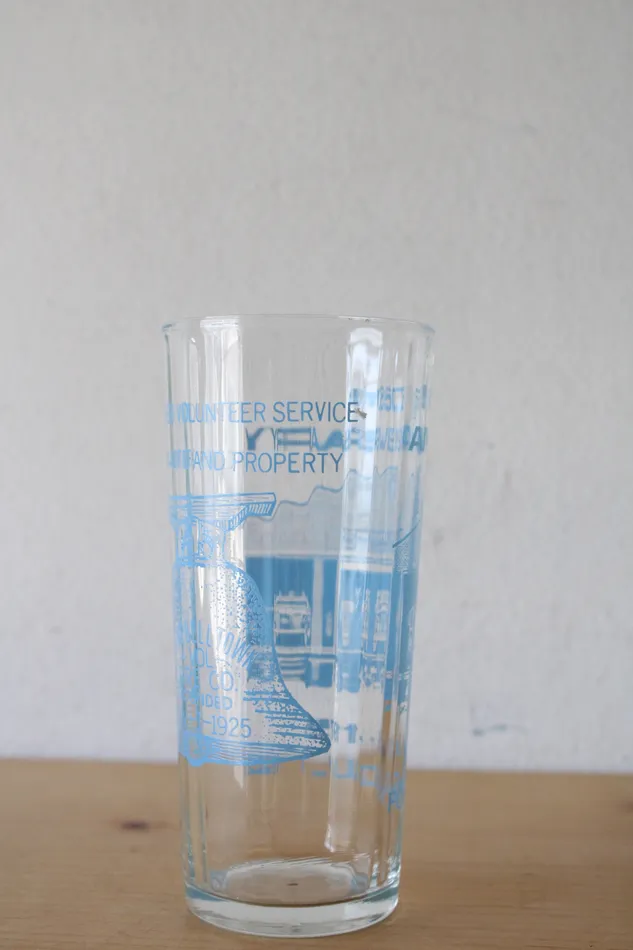 Earrings Jubilee Thrift 50th Anniversary Campbelltown Volunteer Fire Co Drinking Glass
