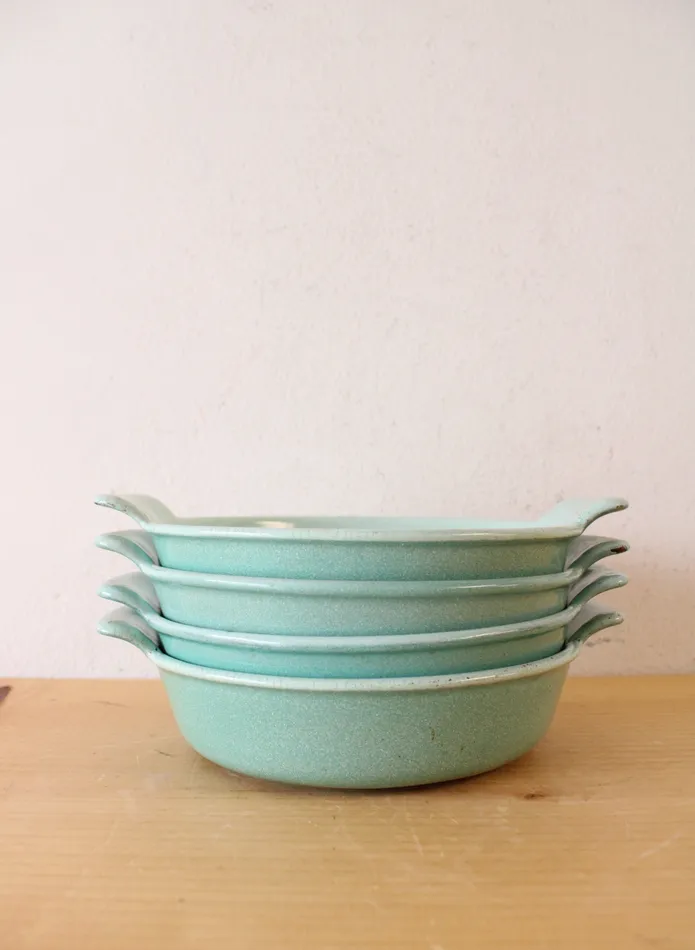 Earrings Jubilee Thrift Prizer Ware Teal Handled Small Ceramic Set Of 4 Dishes Earrings Jubilee Thrift Prizer Ware Teal Handled Small Ceramic Set Of 4 Dishes