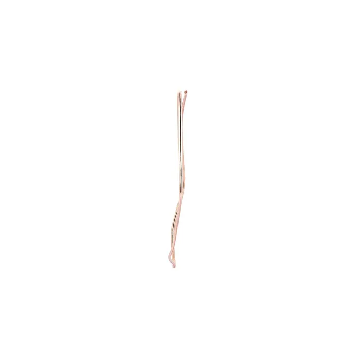 Earrings Kismet by Milka Large Wavy Hoop