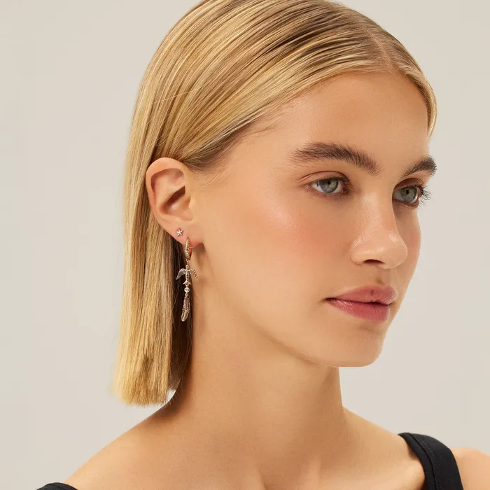 Earrings Kismet by Milka Sparrow Feather Earring
