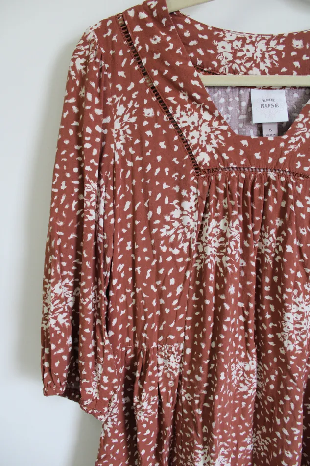 Earrings Knox Rose Knox Rose Terracotta Linen Blend Dress S