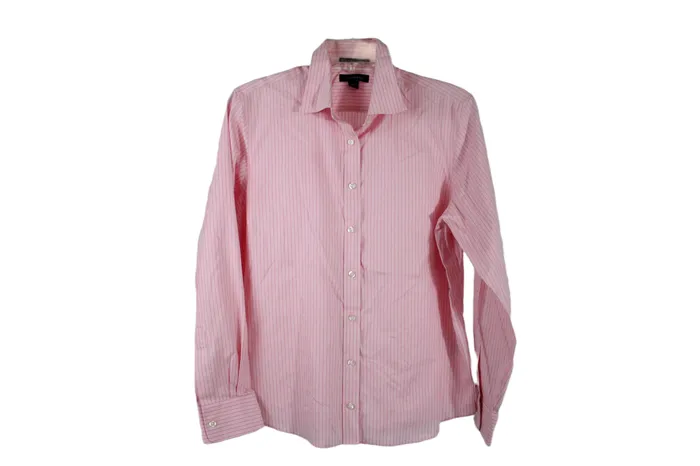 Earrings Lands End Lands End Pinpoint Oxford Pink Striped Shirt 14 Petite