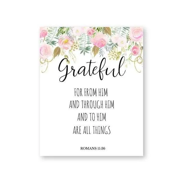 Earrings Lords Guidance Bible Verse Wall Artbr Romans 1136