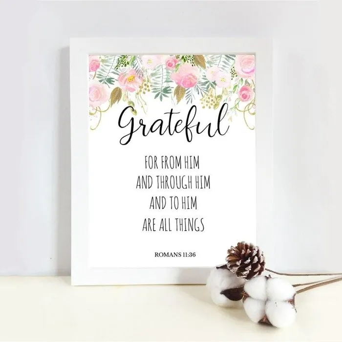 Earrings Lords Guidance Bible Verse Wall Artbr Romans 1136