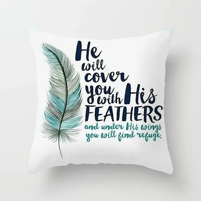 Earrings Lords Guidance Christian Pillow Coverbr Psalm 91