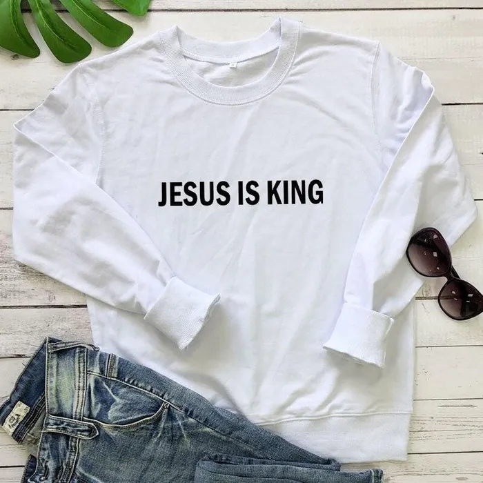 Earrings Lords Guidance Christian Sweatshirt br Jesus Is King