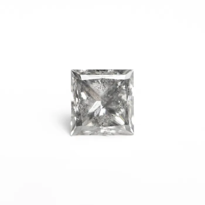 Earrings Misfit Diamonds Salt and Pepper Brilliant Diamond 158ct Princess Cut