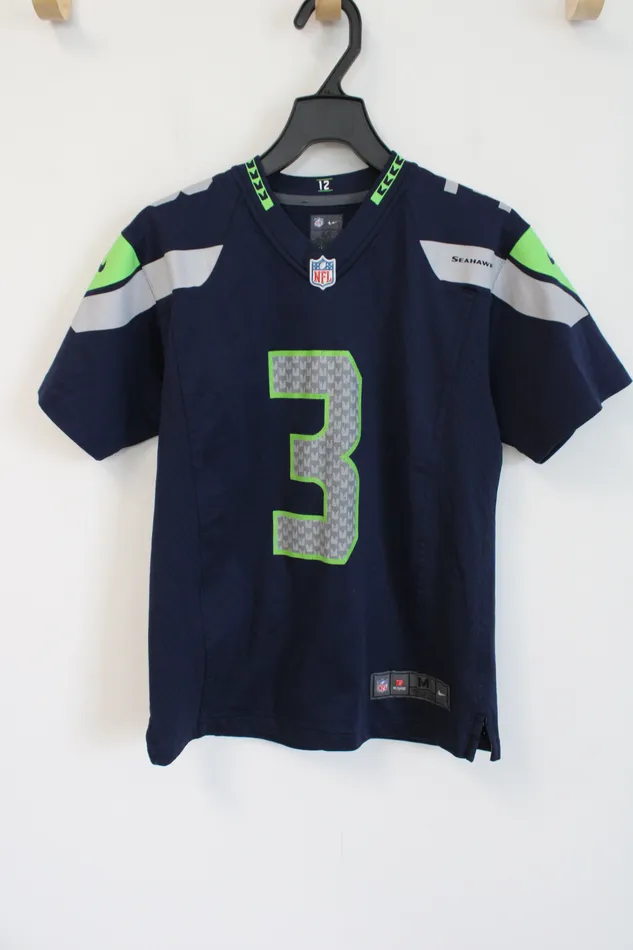 Earrings NFL NFL Nike Seattle Seahawks 3 Wilson Jersey Youth M 12